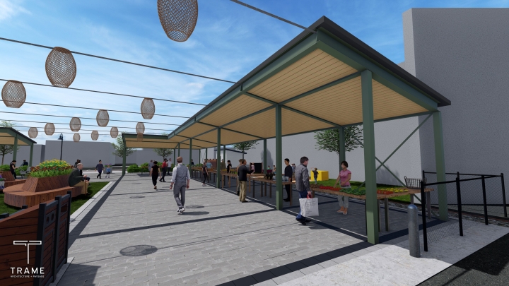 Une place publique multifonctionnelle innovante verra le jour au centre-ville d'Amos