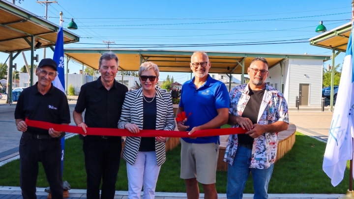 Inauguration de la Place publique multifonctionnelle : Un nouvel espace rassembleur au coeur du centre-ville d'Amos