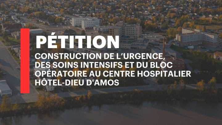 Une mobilisation régionale pour un hôpital moderne à Amos