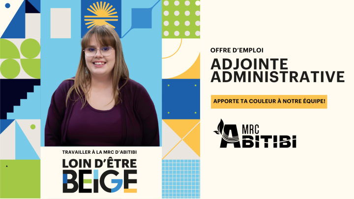 Offre d'emploi : Adjointe administrative