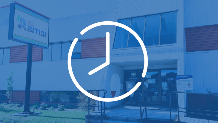 Heures d'ouverture de la MRC d'Abitibi