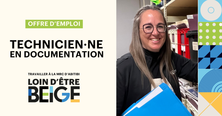 Offre d'emploi : Technicien·ne en documentation
